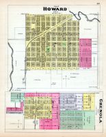 Howard City, Grenola, Kansas State Atlas 1887